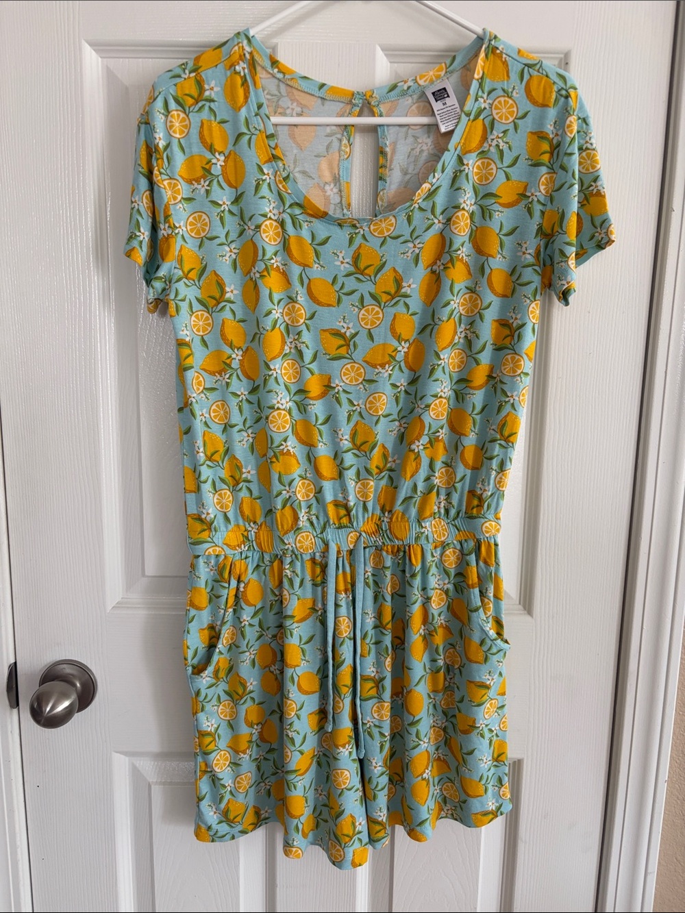 Lemon Print Romper